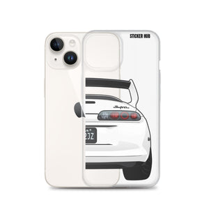 White Toyota Supra - iPhone Case