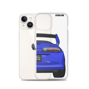 Blue Toyota Supra - iPhone Case