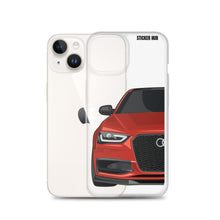 Load image into Gallery viewer, Volcano Red B8.5 Audi S4 - iPhone Case