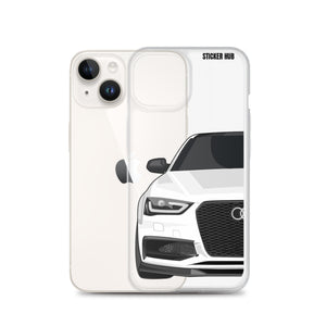 White B8.5 Audi S4 - iPhone Case