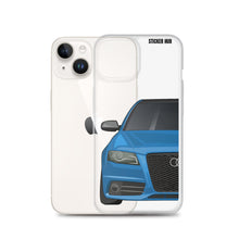 Load image into Gallery viewer, Sprint Blue B8 Audi S4 - iPhone Case