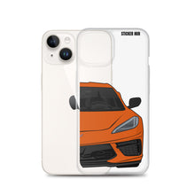 Load image into Gallery viewer, Sebring Orange C8 Corvette - iPhone Case