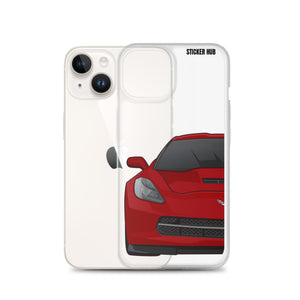 Crystal Red C7 Corvette Stingray - iPhone Case