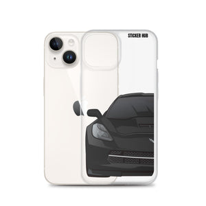 Black C7 Corvette Stingray - iPhone Case