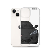 Load image into Gallery viewer, Black C8 Corvette - iPhone Case