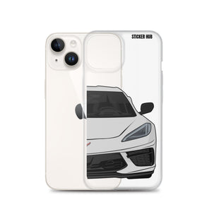 Ceramic Matrix Gray C8 Corvette - iPhone Case