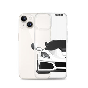 White C7 Corvette Zr1 - iPhone Case