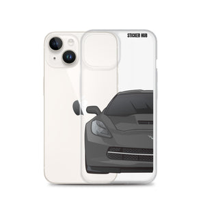 Gray C7 Corvette Stingray - iPhone Case