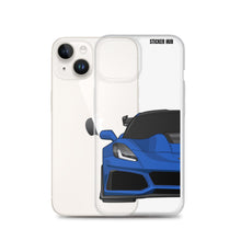 Load image into Gallery viewer, Elkhart Blue C7 Corvette Zr1 - iPhone Case