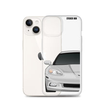 Load image into Gallery viewer, Silver C6 Corvette - iPhone Case