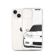 Load image into Gallery viewer, White C6 Corvette Z06 - iPhone Case