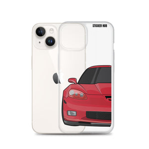 Victory Red C6 Corvette Z06 - iPhone Case