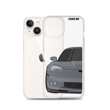 Load image into Gallery viewer, Cyber Gray C6 Corvette Z06 - iPhone Case