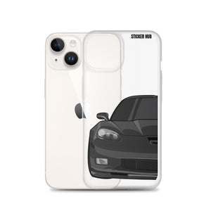 Black C6 Corvette Z06 - iPhone Case