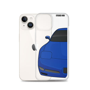 Electron Blue C5 Corvette Z06iPhone Case