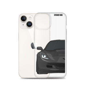 Black C7 Corvette Z06 - iPhone Case