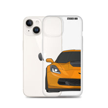 Load image into Gallery viewer, Sebring Orange C7 Corvette Z06 - iPhone Case