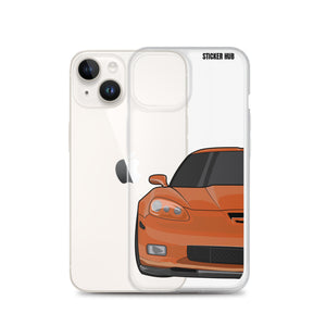 Atomic Orange C6 Corvette Z06 - iPhone Case