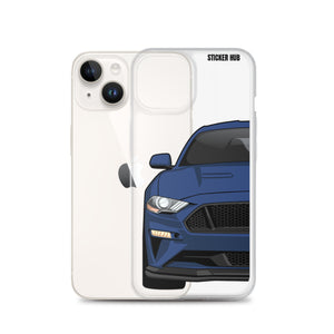 Kona Blue 18-21 Mustang 5.0 - iPhone Case