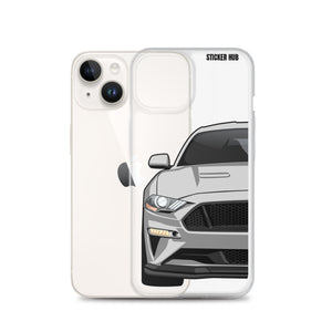 Silver 18-21 Mustang 5.0 - iPhone Case