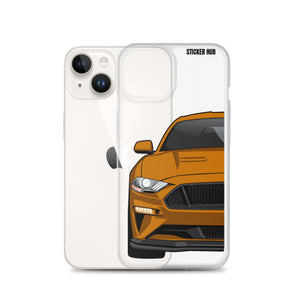 Orange 18-21 Mustang 5.0 - iPhone Case