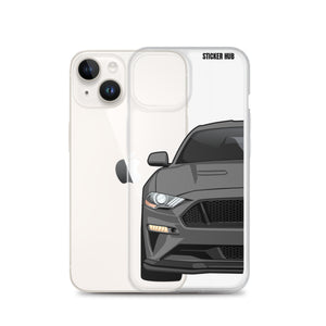 Gray 18-21 Mustang 5.0 - iPhone Case