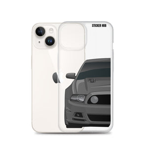 Gray 13-14 Mustang 5.0 - iPhone Case