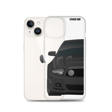 Load image into Gallery viewer, Black 13-14 Mustang 5.0 - iPhone Case