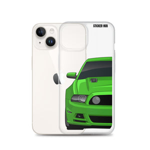 Green 13-14 Mustang 5.0 - iPhone Case