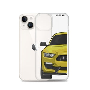 Yellow Mustang GT350 - iPhone Case