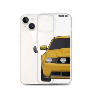 Yellow 11-12 Mustang 5.0 - iPhone Case