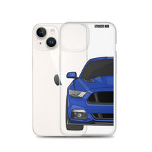 Load image into Gallery viewer, Deep Impact Blue 15-17 Mustang 5.0 - iPhone Case