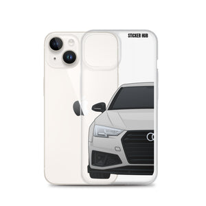 Silver B9 Audi S4 "Facelift" - iPhone Case