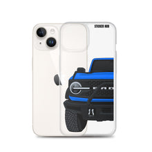 Load image into Gallery viewer, Blue Ford Bronco &quot;First Edition&quot; - iPhone Case