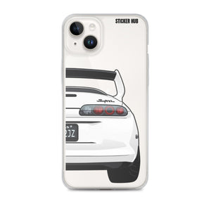 White Toyota Supra - iPhone Case