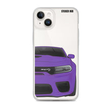 Load image into Gallery viewer, Purple Charger Hellcat (Widebody) - iPhone Case