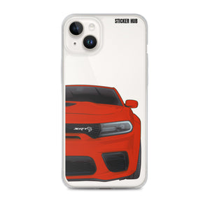 Red Charger Hellcat (Widebody) - iPhone Case