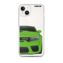 Load image into Gallery viewer, Green Charger Hellcat (Widebody) - iPhone Case