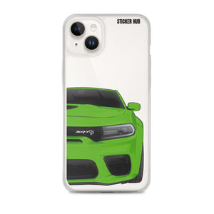 Green Charger Hellcat (Widebody) - iPhone Case