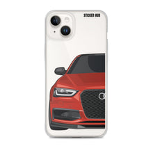 Load image into Gallery viewer, Volcano Red B8.5 Audi S4 - iPhone Case