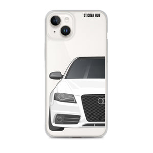 White B8 Audi S4 - iPhone Case