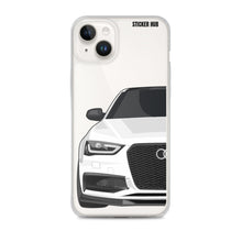 Load image into Gallery viewer, White B8.5 Audi S4 - iPhone Case