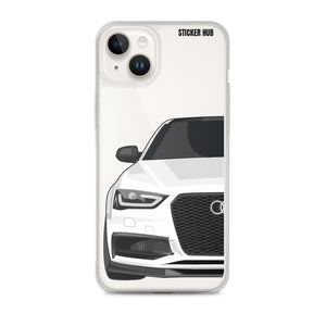 White B8.5 Audi S4 - iPhone Case