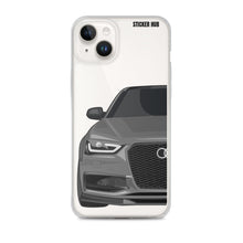 Load image into Gallery viewer, Monsoon Gray B8.5 Audi S4 - iPhone Case