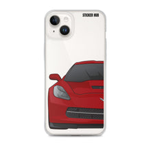 Load image into Gallery viewer, Crystal Red C7 Corvette Stingray - iPhone Case