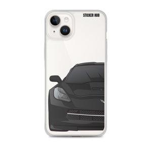 Black C7 Corvette Stingray - iPhone Case