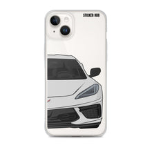 Load image into Gallery viewer, Ceramic Matrix Gray C8 Corvette - iPhone Case