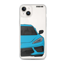 Load image into Gallery viewer, Rapid Blue C8 Corvette - iPhone Case