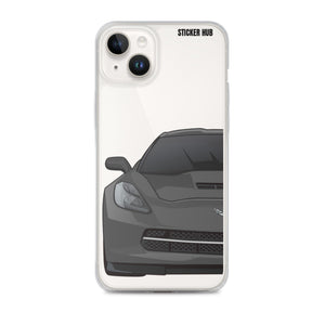 Gray C7 Corvette Stingray - iPhone Case