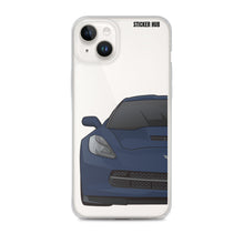 Load image into Gallery viewer, Night Race Blue C7 Corvette Stingray -iPhone Case